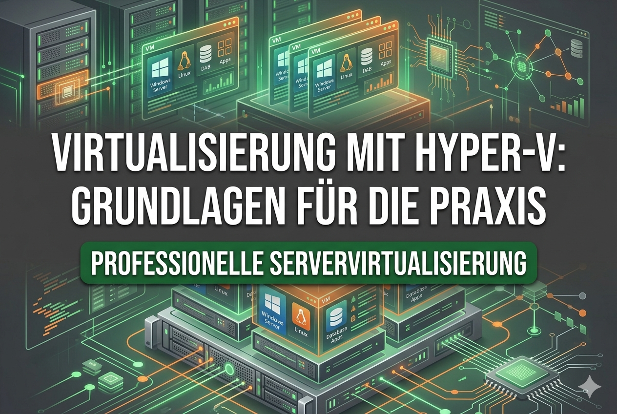 Virtualisierung mit Hyper-V: Grundlagen für die Praxis (3-Tages-Seminar)
