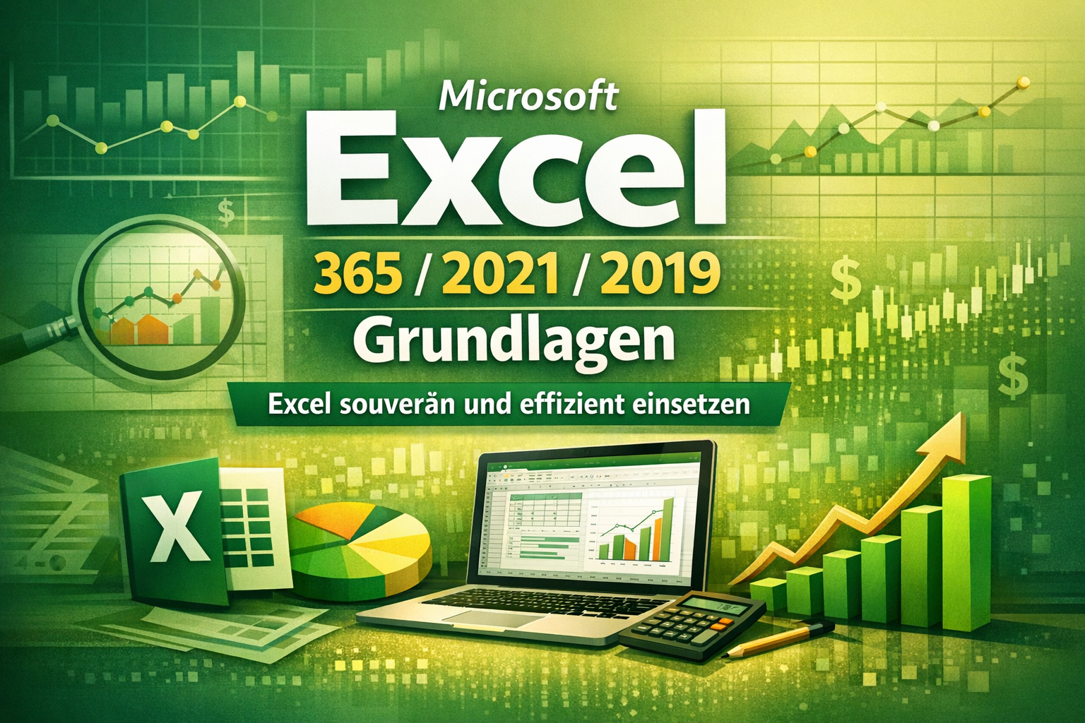 Microsoft Excel 365/ 2021/ 2019 Grundlagen (2-Tages-Seminar)