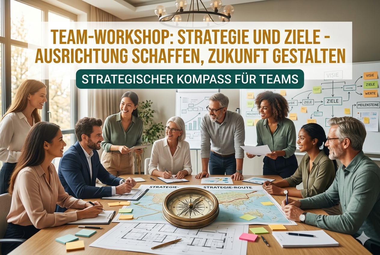 Team-Workshop: Strategie und Ziele - Ausrichtung schaffen, Zukunft gestalten (1-Tages-Workshop)