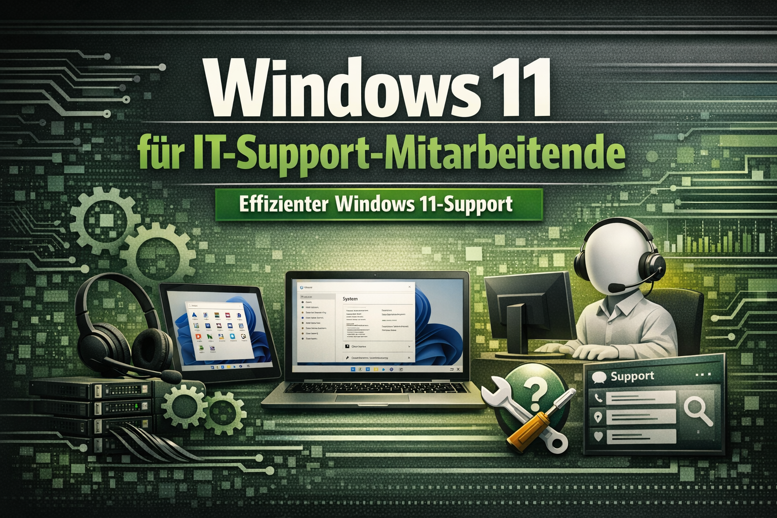 Windows 11 für IT-Support-Mitarbeitende (2-Tages Seminar)