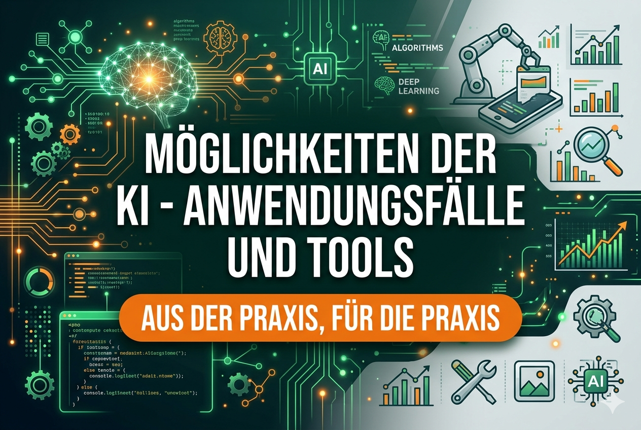 Möglichkeiten der KI - Anwendungsfälle und Tools (2-Tages-Seminar)