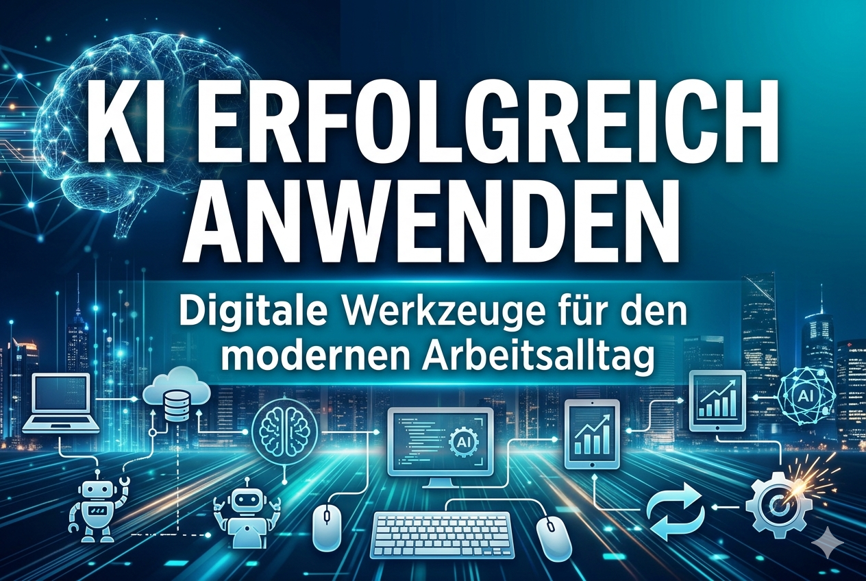 KI erfolgreich anwenden: Digitale Werkzeuge für den modernen Arbeitsalltag (2-Tages-Seminar)